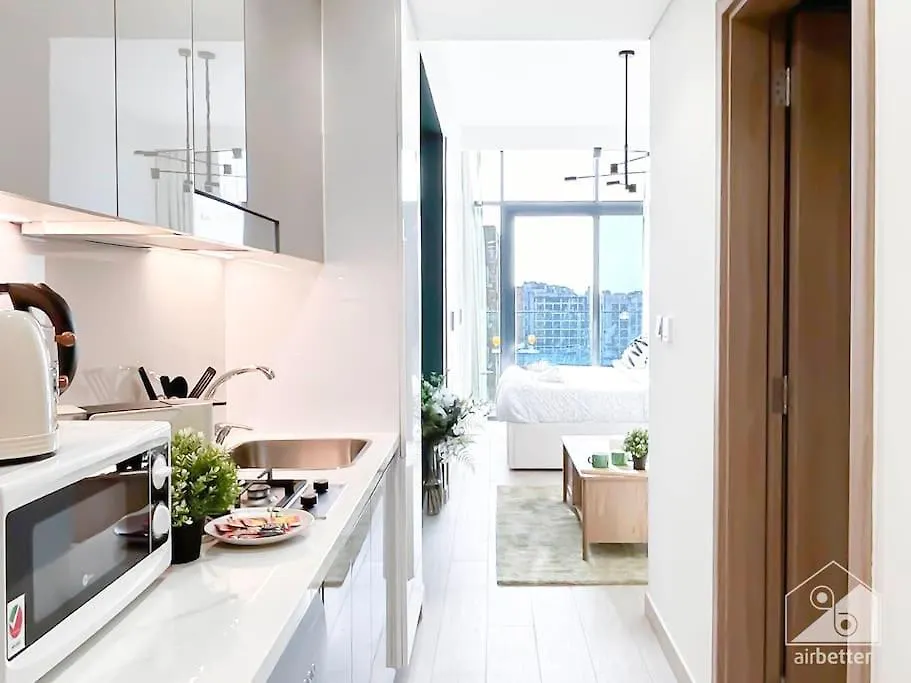 Apartment Bright Studio In Azizi Riviera Perfect City Escape Dubai