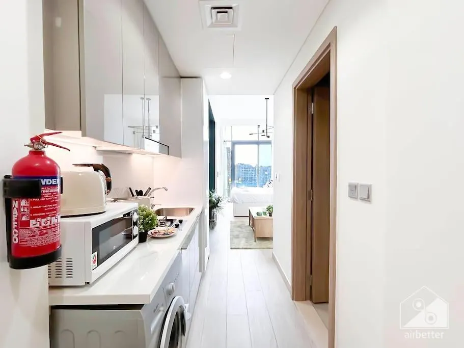 Bright Studio In Azizi Riviera Perfect City Escape Dubai Apartment
